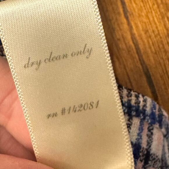 Altar'd State Plaid Puff Sleeve Mini Dress S Cottagecore Babydoll Style Peasant - Picture 10 of 10